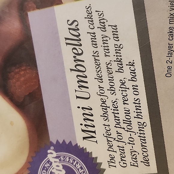 1994 Wilton Silver Mini Umbrella Baking Pan - Picture 5 of 13